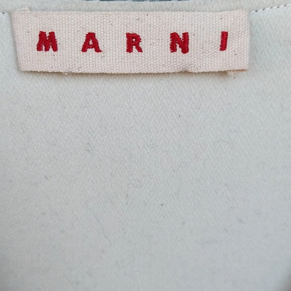 Marni Double Breasted Black Lamb Leather Jacket Size 40 - Picture 2 of 13